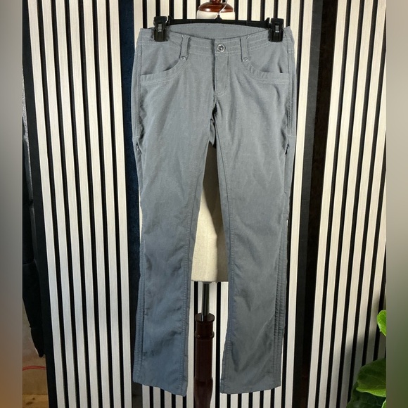 Women’s KÜHL Gray Legendary Pants sz 0 short - Picture 1 of 7